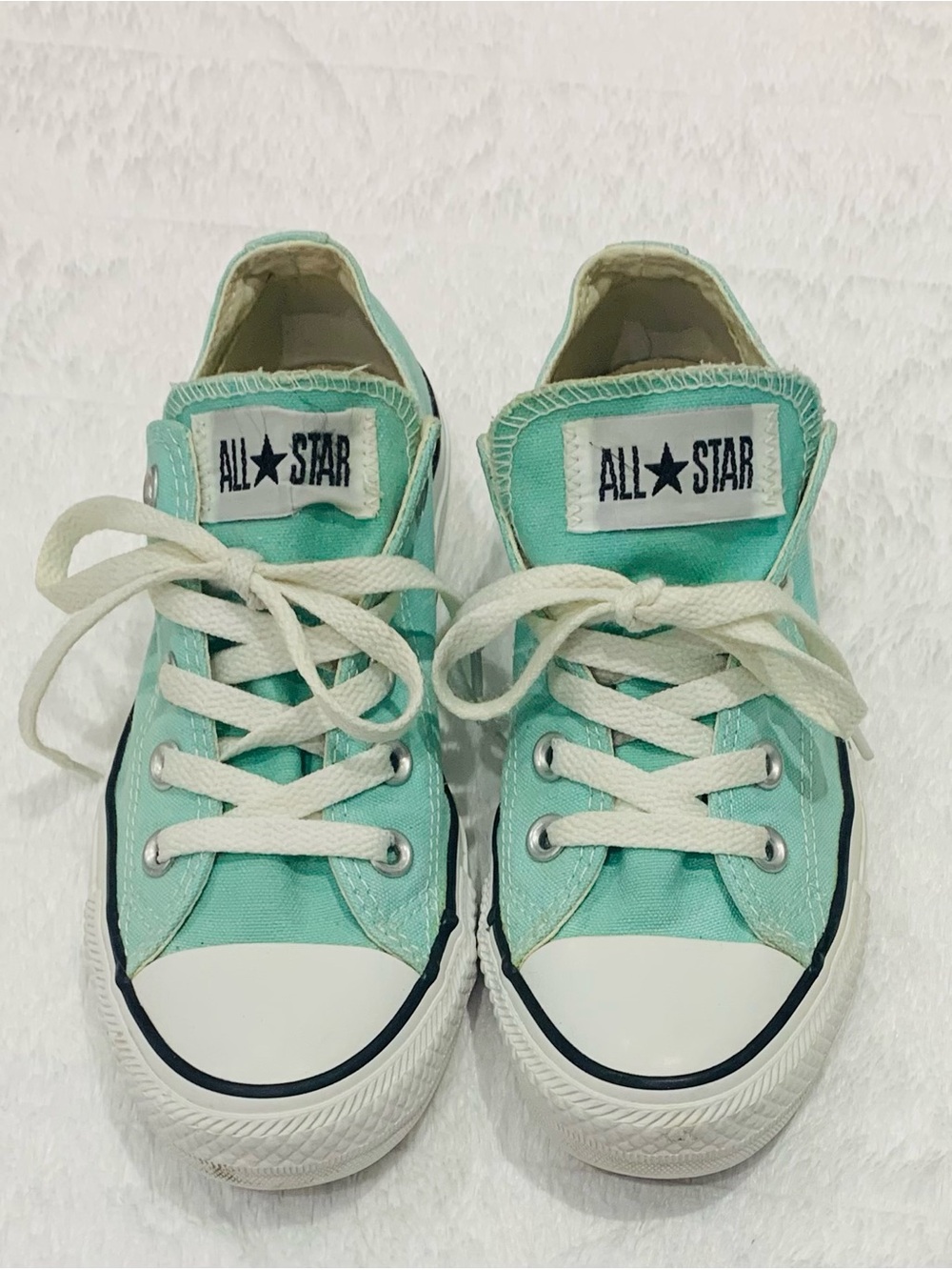 Converse Chuck Taylor All Star Low Top Mint Green Sneakers Size 5.5